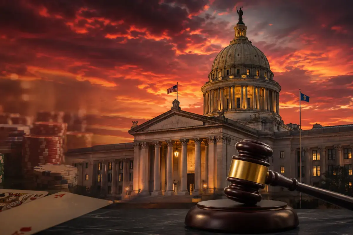 Photo: Oklahoma Bans Sweepstakes Casinos After Veto Override — What It Means for US Players