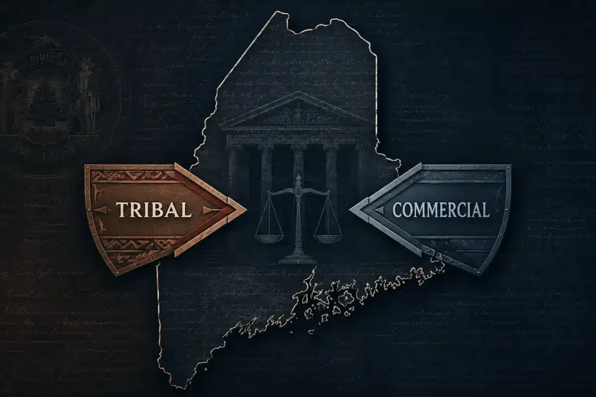 Photo: Maine iGaming Lawsuit 2026 — Oxford Casino Challenges Tribal-Only Online Casino Law