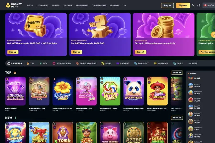Photo: RocketPlay Casino Review 2026 — 7,000+ Games, Crypto & CA