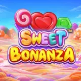 Colorful candy-themed game logo