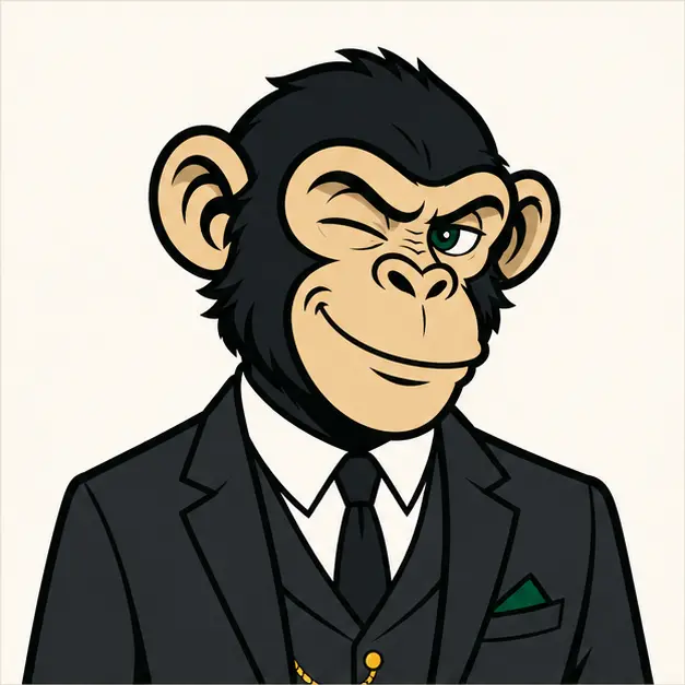 Casino Monkey giving an approving look