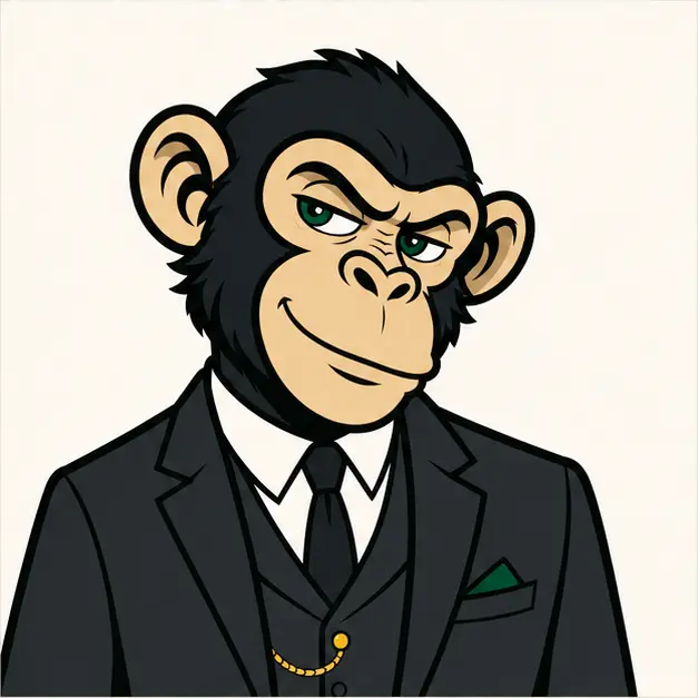 Casino Monkey with a sarcastic expression