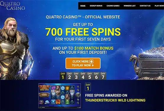 Photo: Quatro Casino Bonus 2026 — 700 Spins & Real Terms