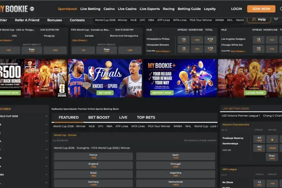 Photo: MyBookie Sportsbook Review 2026