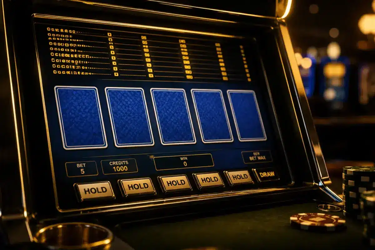 Video poker strategy — pay tables and best odds