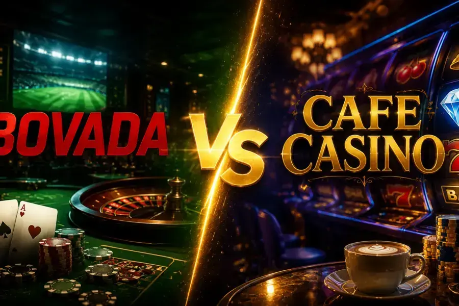 Photo: Bovada vs Cafe Casino 2026 — Which Wins for You?