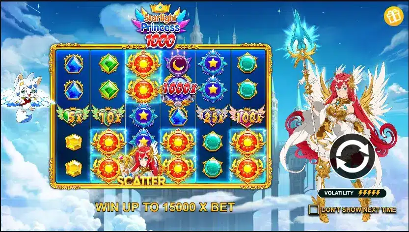 Starlight Princess 1000 slot by Pragmatic Play
