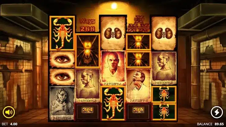 Mental slot by Nolimit City, gameplay screenshot