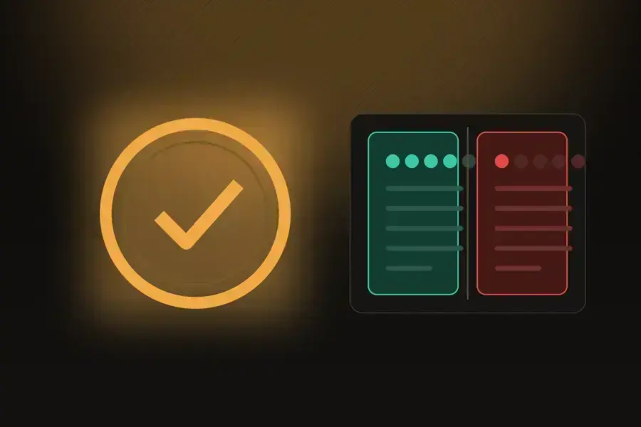 Verified licence seal beside a split review rating panel: Monkey Tilt review
